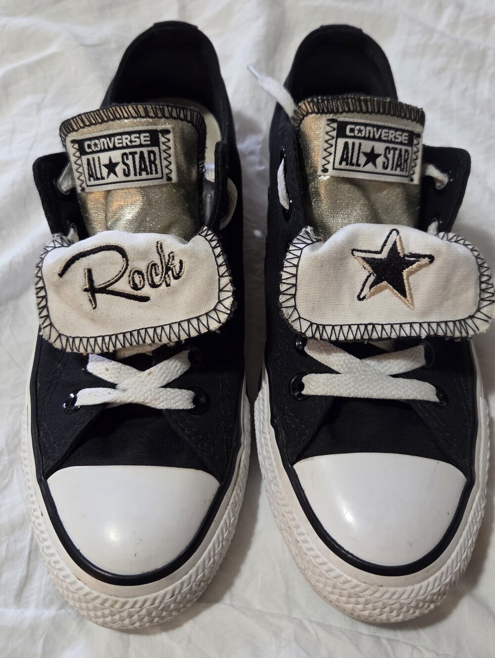 Converse Double Tongue Rock Star Sneakers
